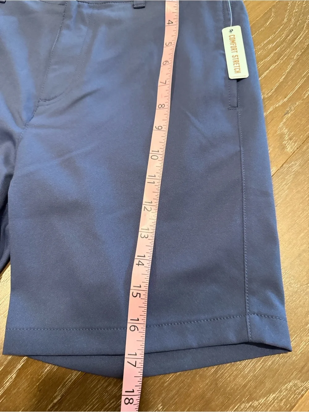 Class Club Navy Blue Kids' Shorts Adjustable Waistband Zip up